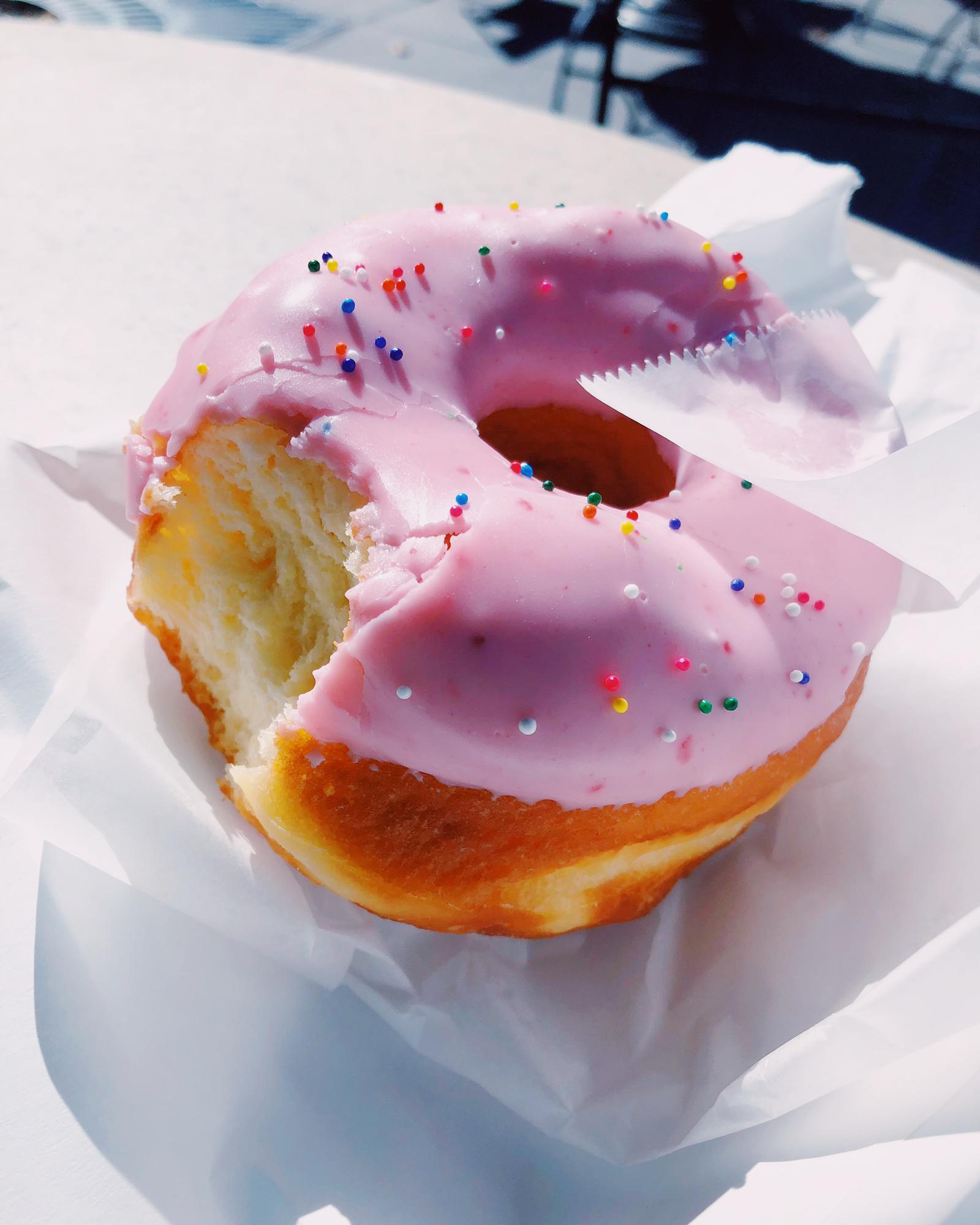 Hannah's 1st VooDoo Doughnut. Now we have access to TWO VooDoo's in Denver!