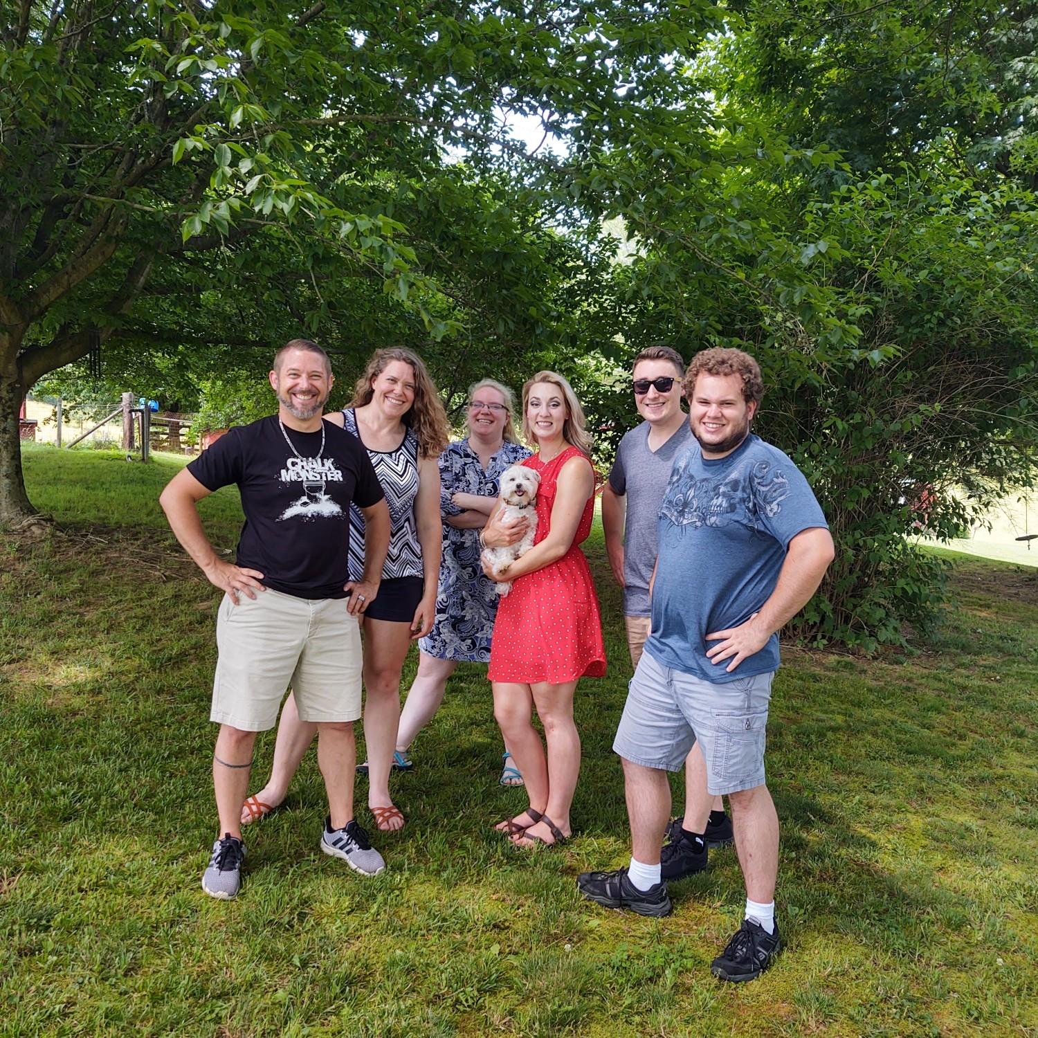 June 2020 - our cohort's delayed graduation celebration.