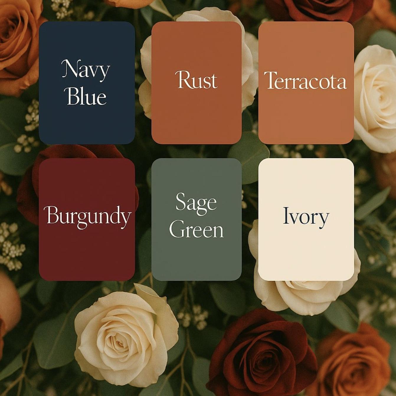 Wedding color inspo!