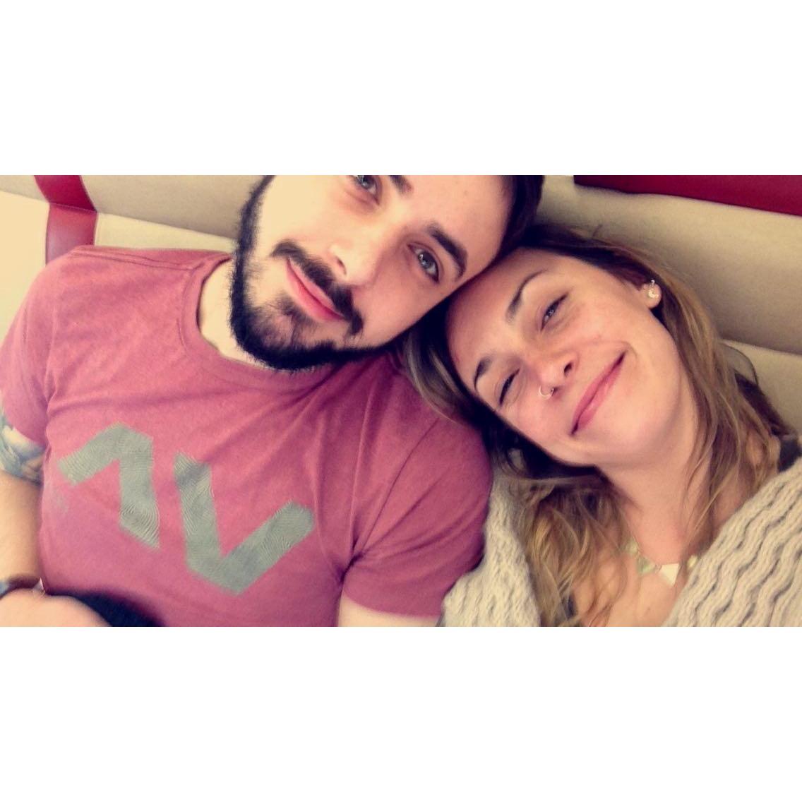 Our first ever adventure! NYC ...check out at that beard ;)