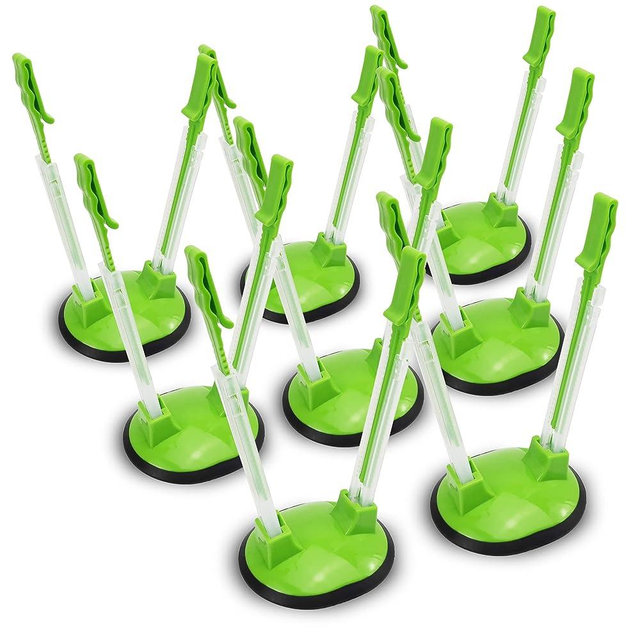 Ruibo Baggy Rack Holder for Food Prep Bag/Plastic Freezer Bag/Ziplock Bag Holder Stand, Meal Planning/prep Bag Holders,8 Pack