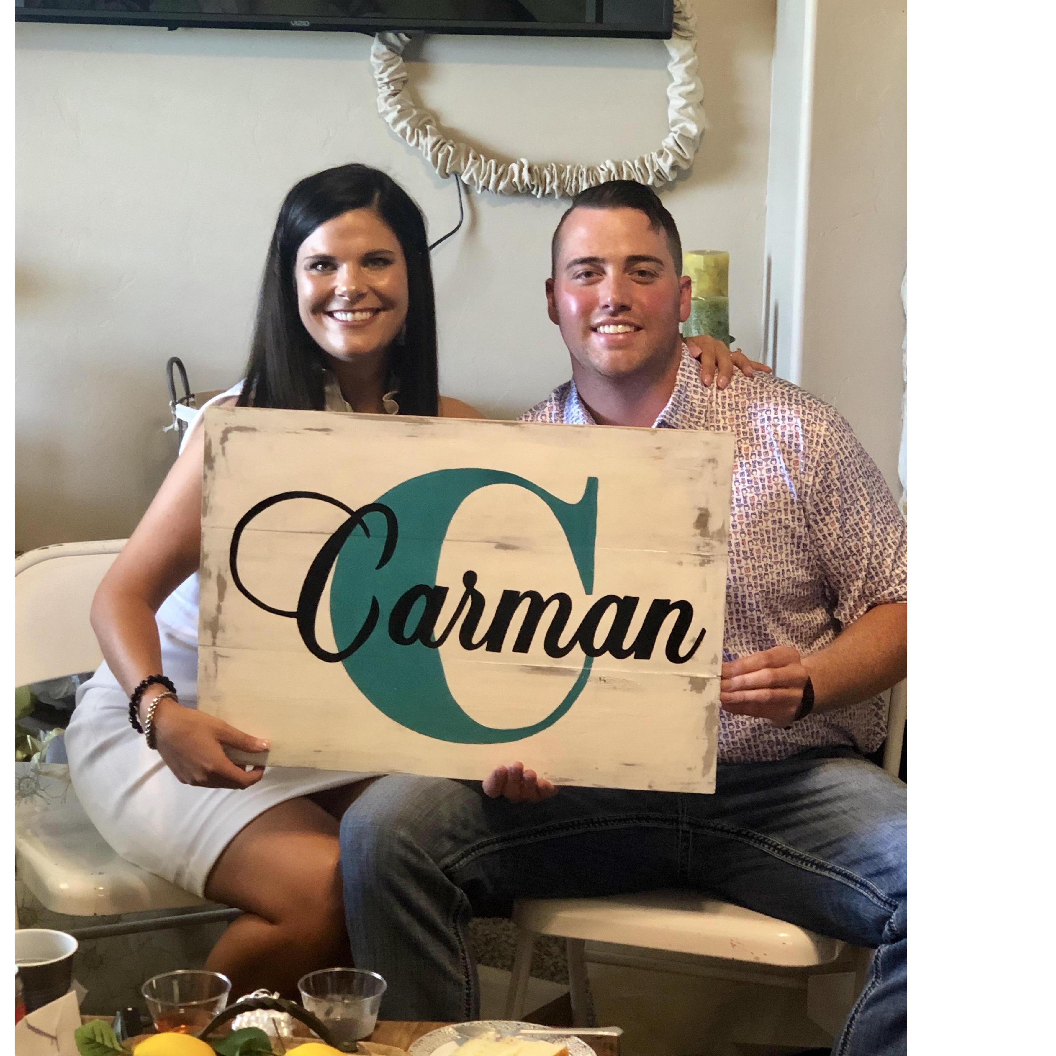 Pictures from our wedding shower!