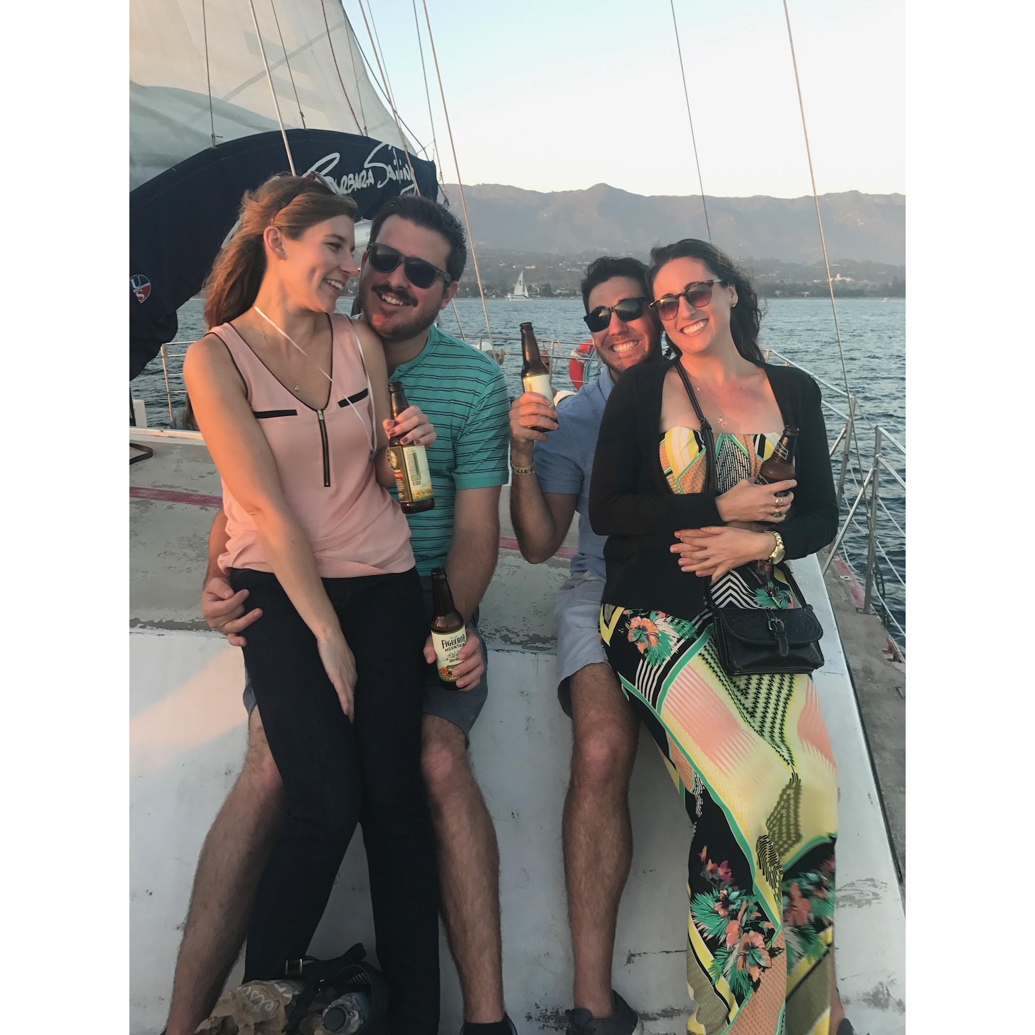 Double Dolphin sunset cruise