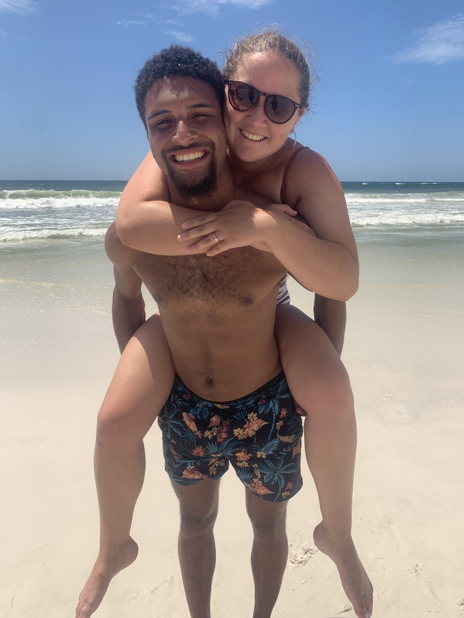 Love doing beach trips together!