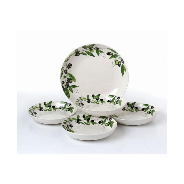 Olive Pasta by Lorren Home Trends, Set of 5