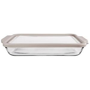 Anchor Hocking® 3-qt. Glass Baker with Pepper True Fit Lid