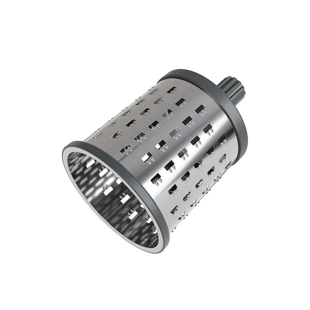 Zyliss E900059 Universal Drum Grater, Stainless Steel, Grating Apples, Cereals, Granola, for Use with Zyliss Rotary Cheese Grater, 5 Year Guarantee