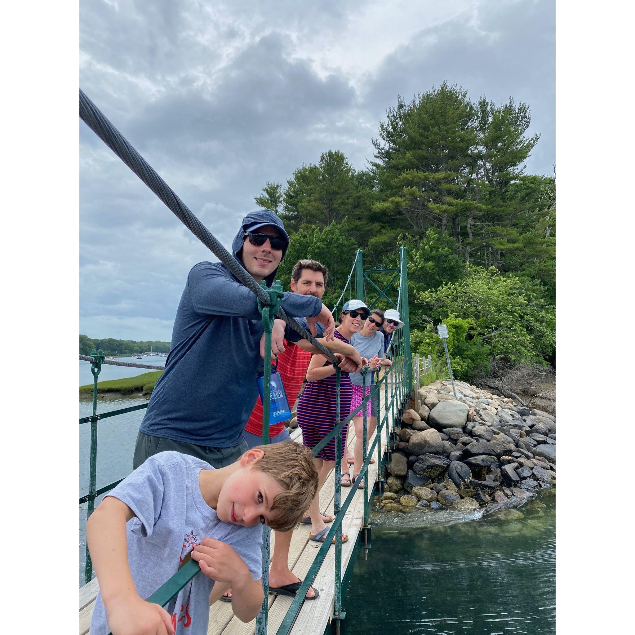 Family walk in York, Maine!