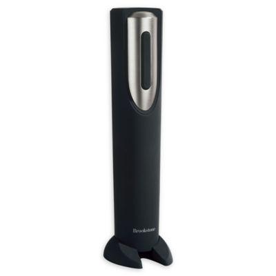 Brookstone™ Electric Wine Bottle Opener in Black