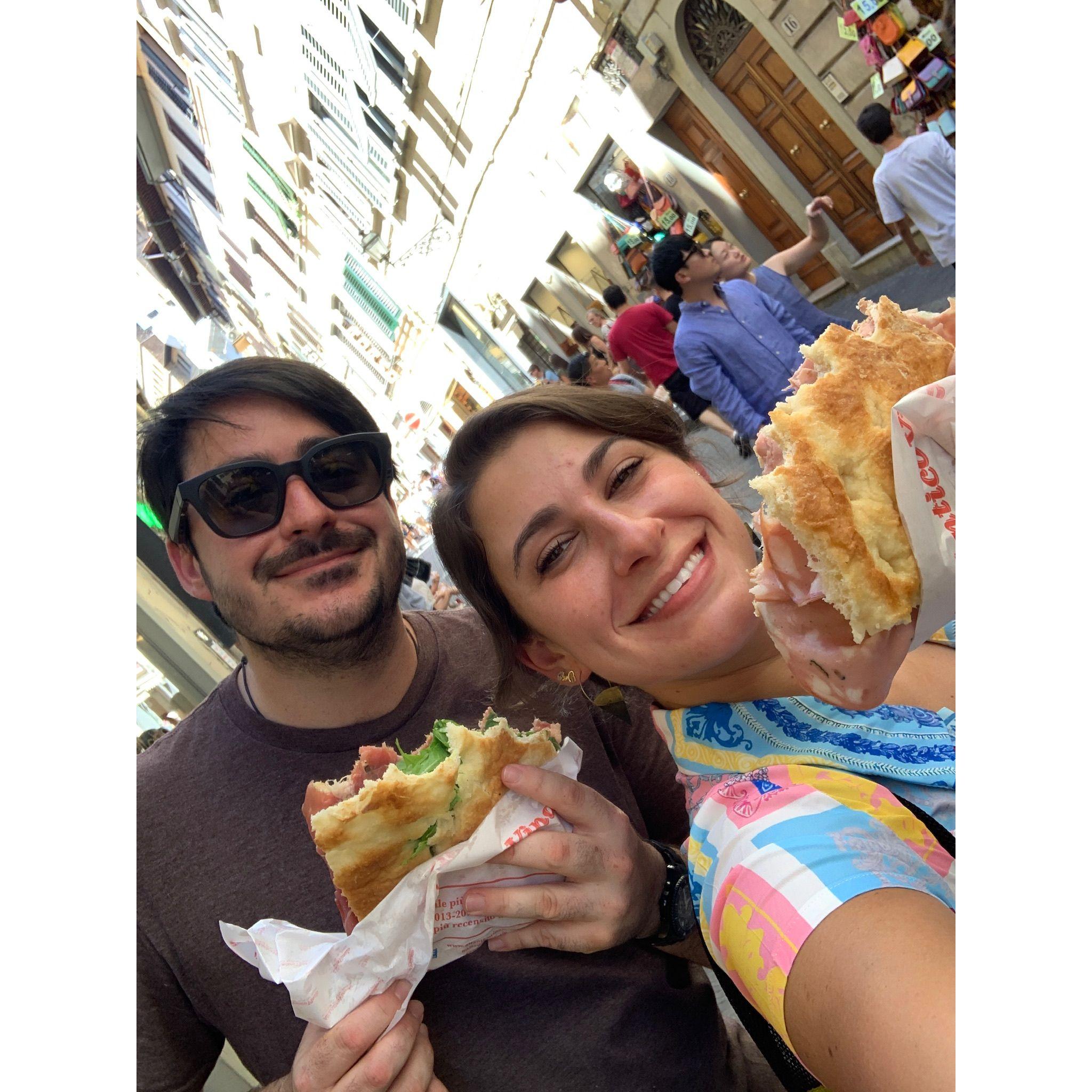 Still dreaming of these sandwiches from Firenze