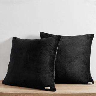 Ultra Soft Plush Solid Euro Sham, Set of 2