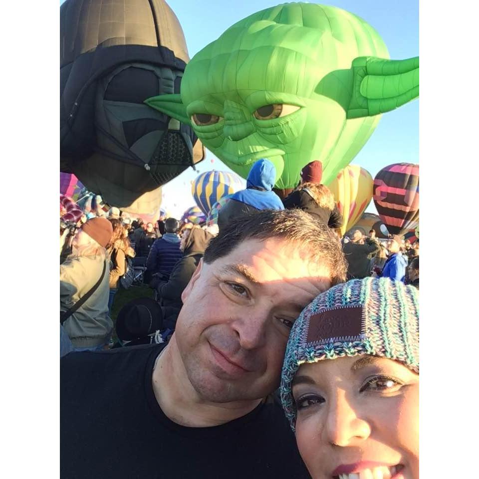 Every year we love waking up with Yoda and Darth!!