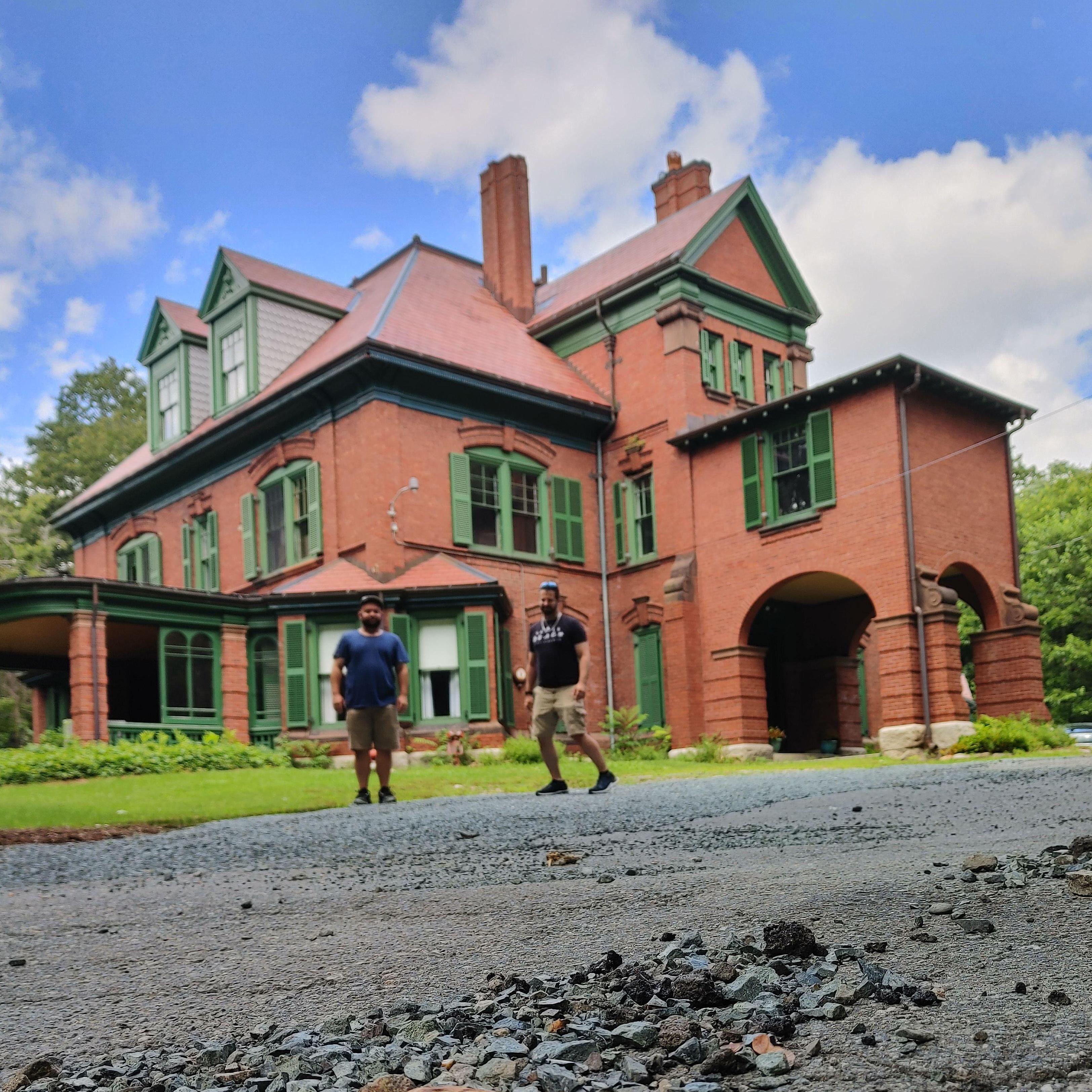 August 13, 2023 - We visited the Brooks Estate in Medford, MA and happened to run into housekeeper Cheryl, who shared with us the history of this great house from 1880!