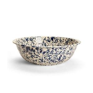 Splatter Medium Basin - Navy and Cream