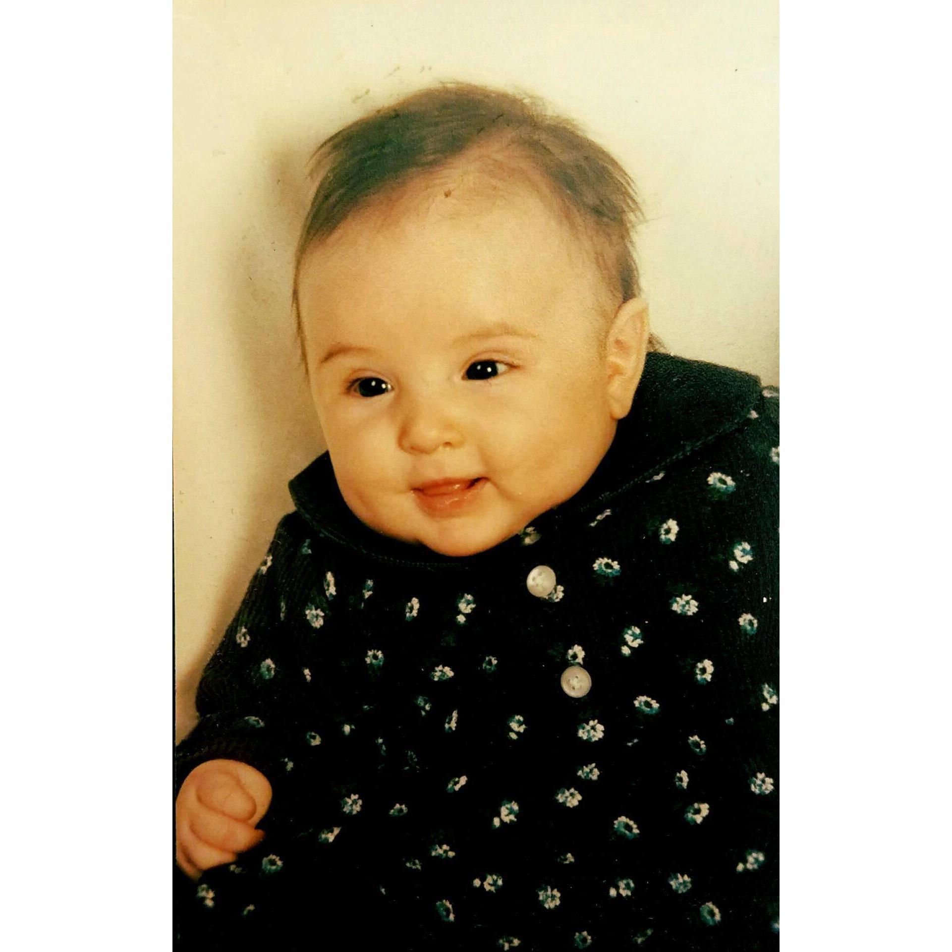 Isabel as a baby