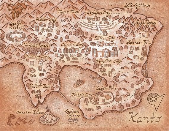 Kanto Region Map