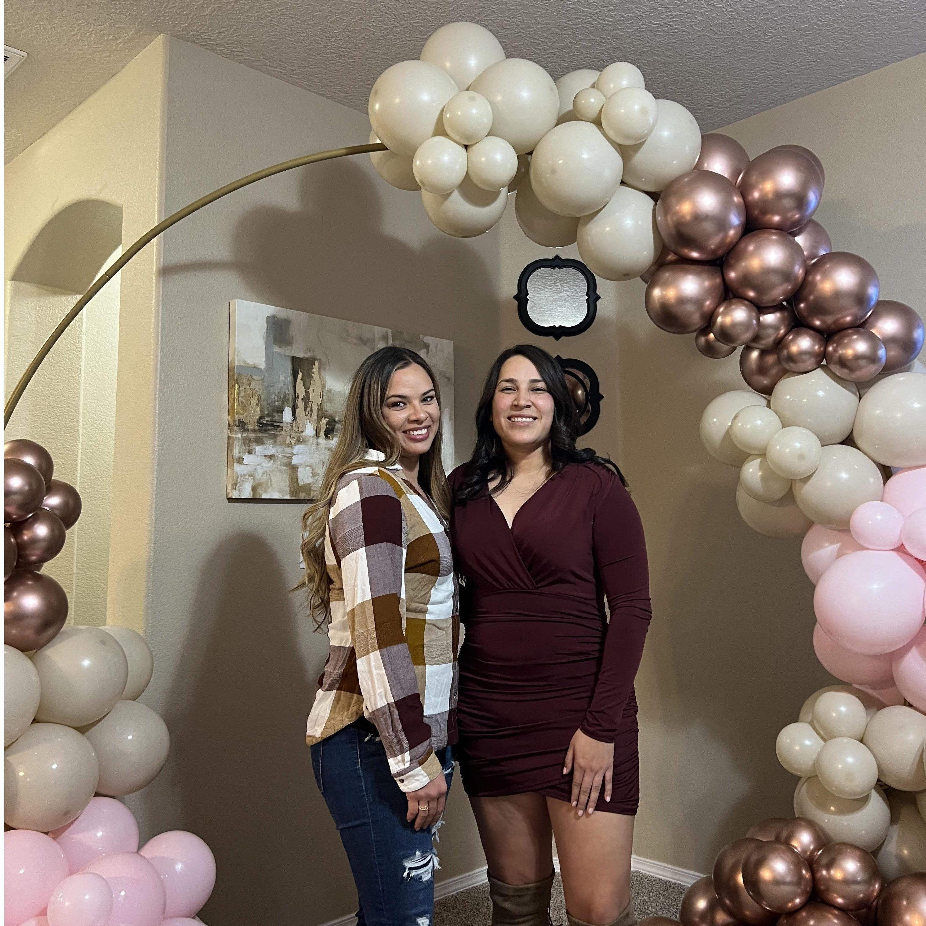 The first birthday we celebrated together for Abby January 2022