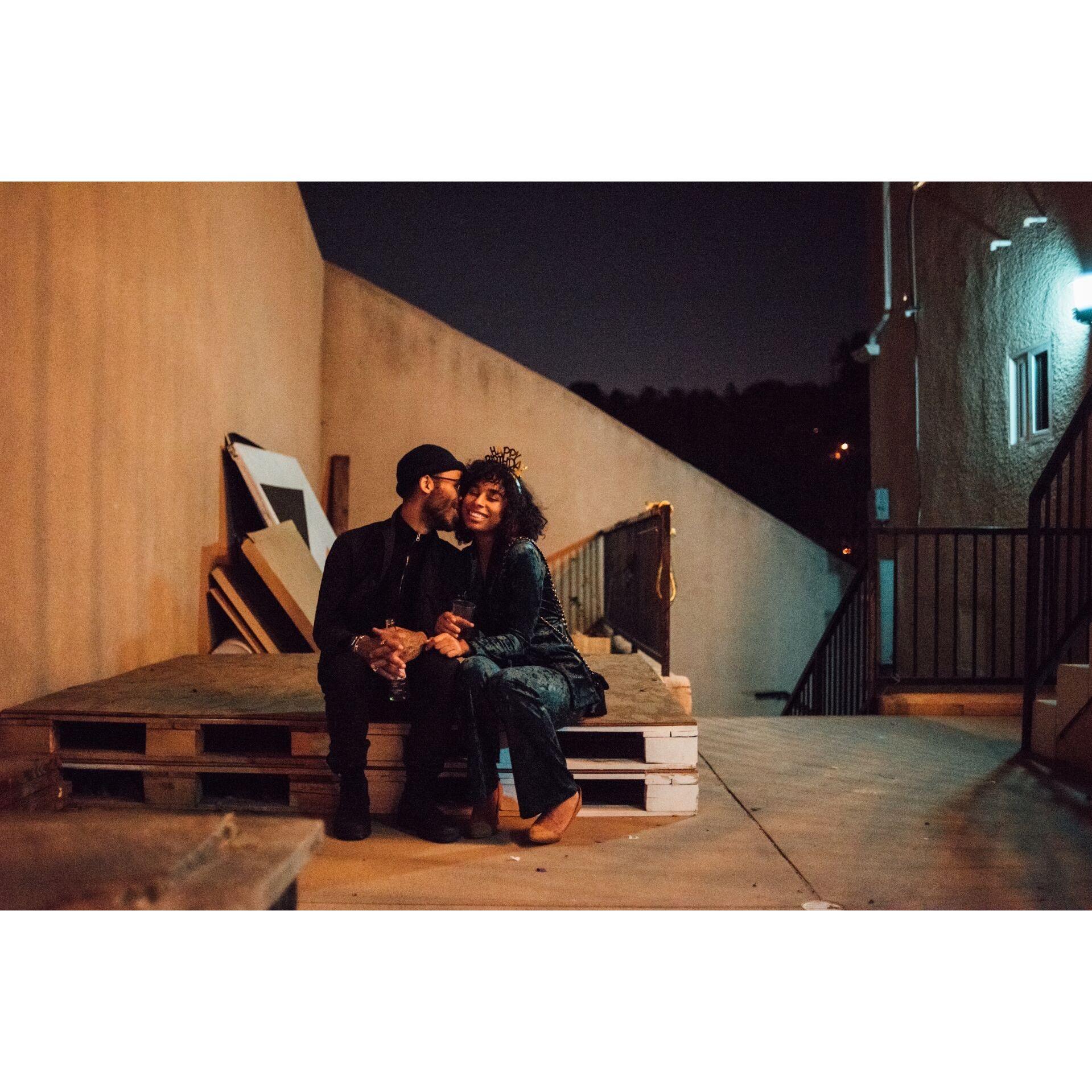 Our first outing as an official couple