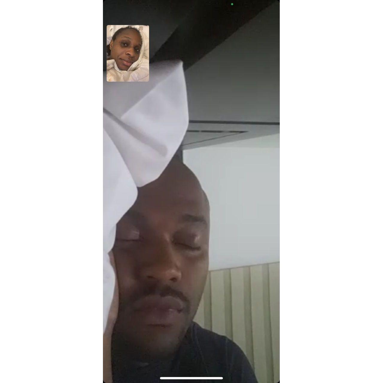 Watching him fall asleep