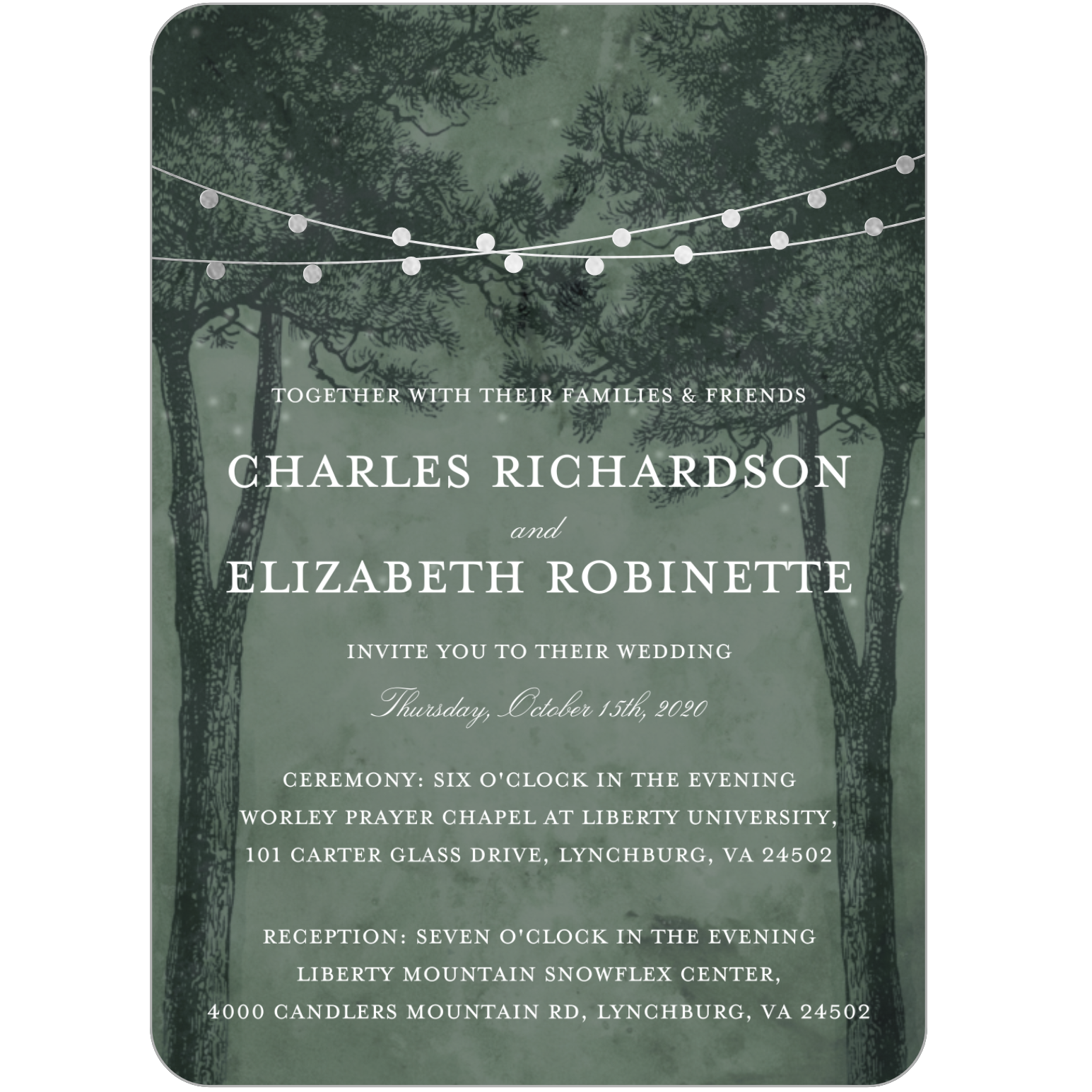Front of the Invitiation