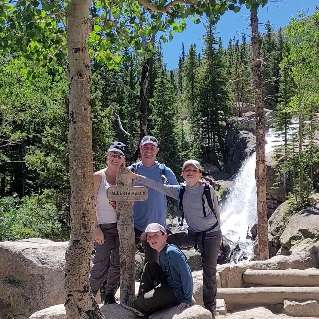 Alberta Falls, Rocky Mountain National Park.