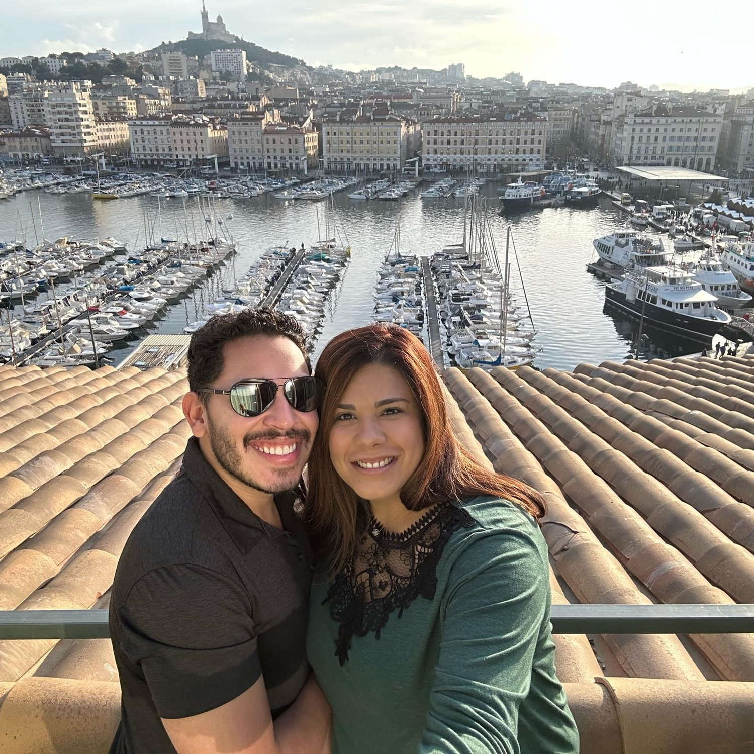Lisa traveled to Marseille France while Dan was on Deployment to meet him.