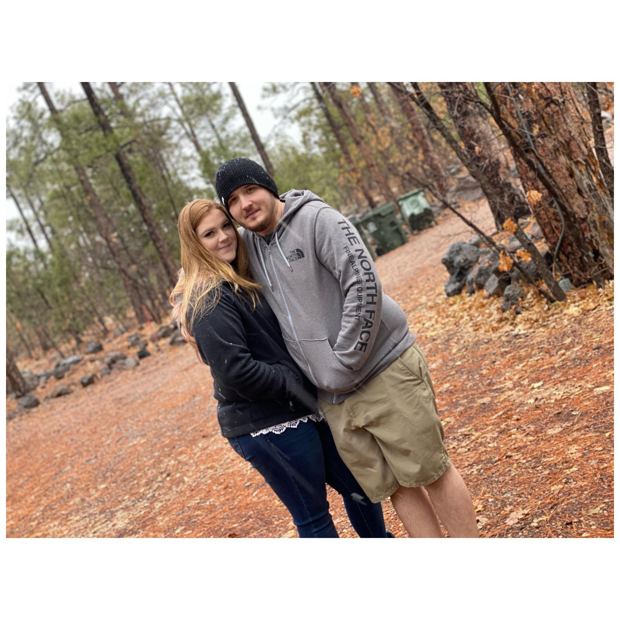 My first time in the mountains in Arizona.