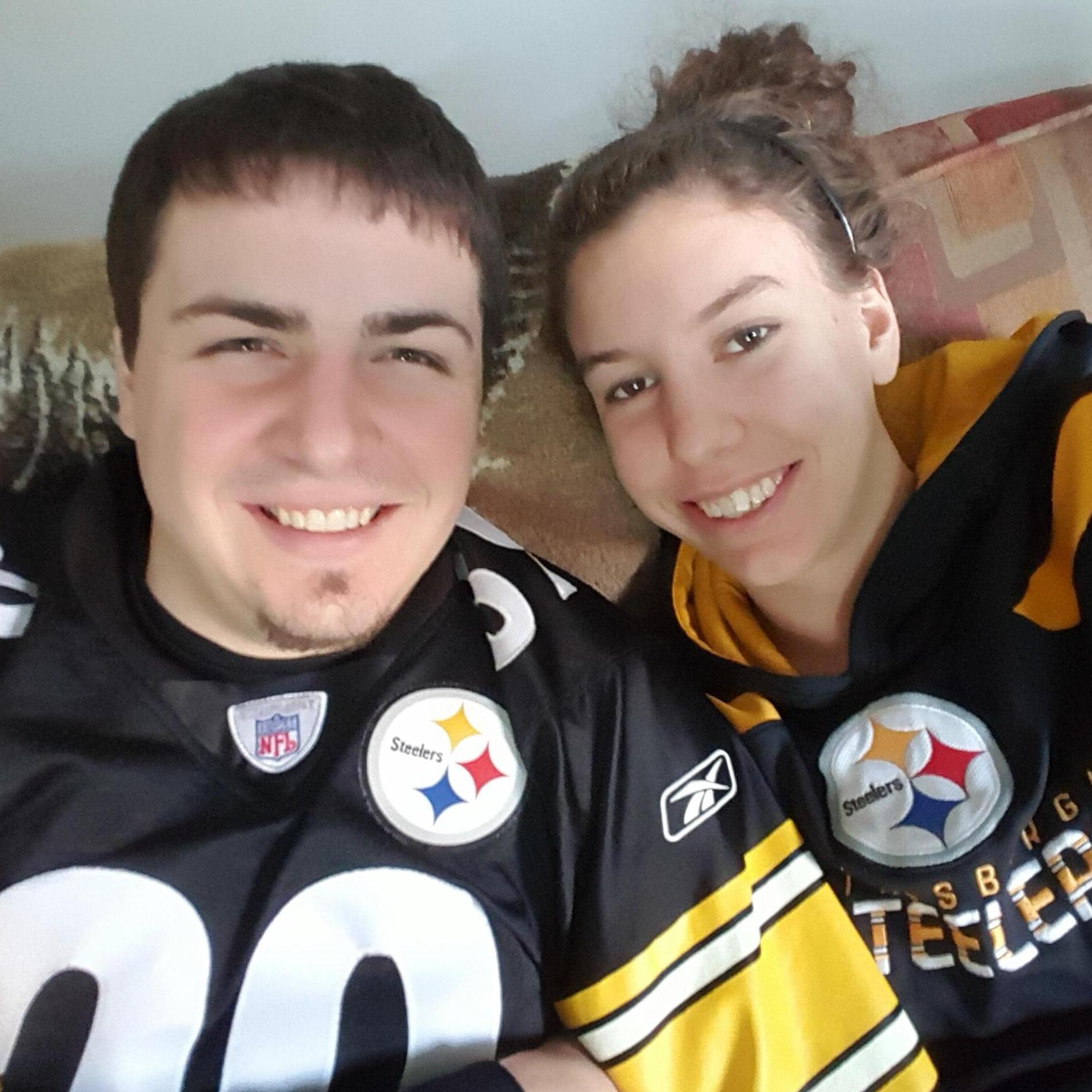 No we never lived in Pittsburgh. Yes we are Steelers fans for life.