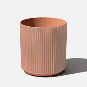 Sky Nursery - Pink Ribbed Planter Pot