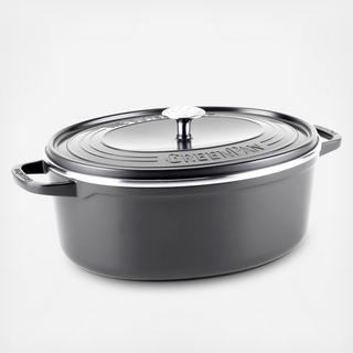 SimmerLite Ceramic Non-Stick Oval Cast Dutch Oven