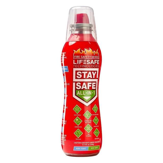 StaySafe All-in-1 Fire Extinguisher | For Home, Kitchen, Car, Garage, Boat | The best compact extinguisher that tackles 10 types of fire
