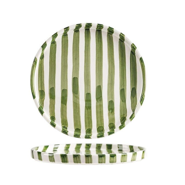 CACXKEP Espresso Cups Ceramic Coffee Mug Series European Striped Dot Coffee Cup And Saucer Mug Cake Plate Afternoon Tea Set Tea Cup And Saucer,E