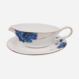 Emperor Flower Gravy Boat & Saucer