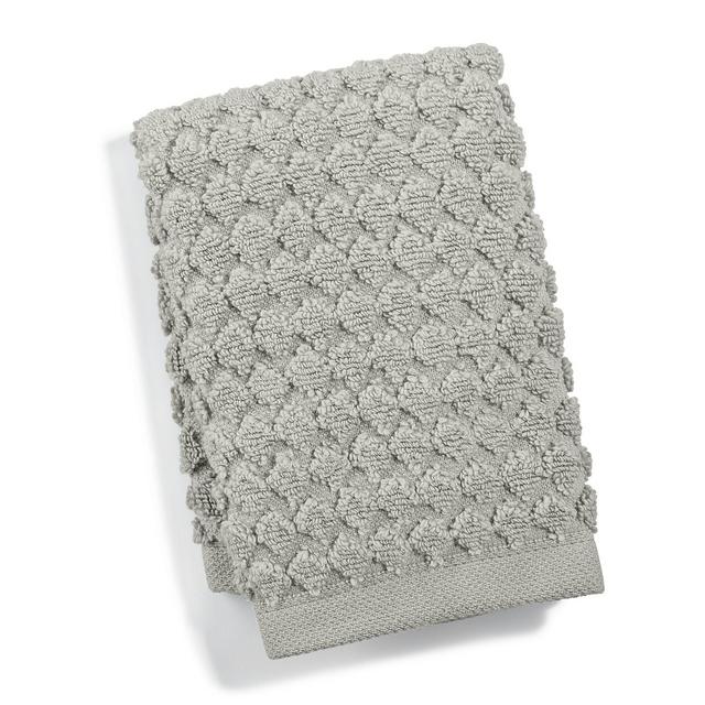 Hotel Collection Sculpted 13" Square Turkish Cotton Washcloth, Created for Macy's