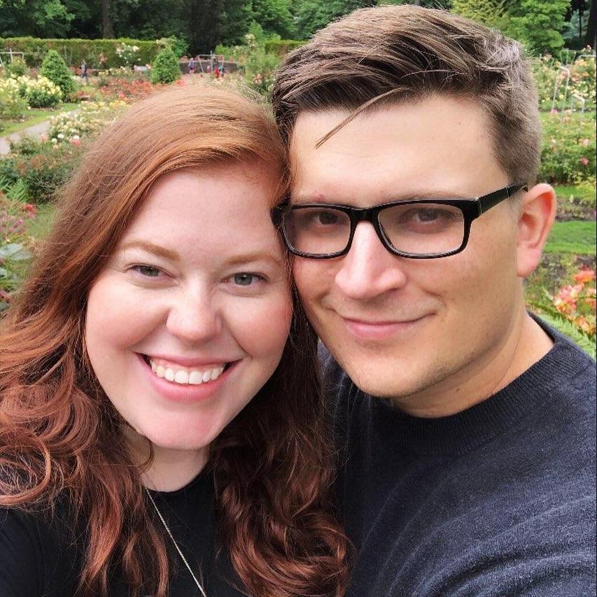 Our first photo together