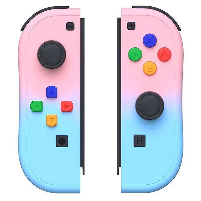 Joy Con Controller Compatible for Switch, Wireless Replacement for Switch Joycon, Left and Right Switch Controllers Joycon Support Dual Vibration/Wake-up Function/Motion Control