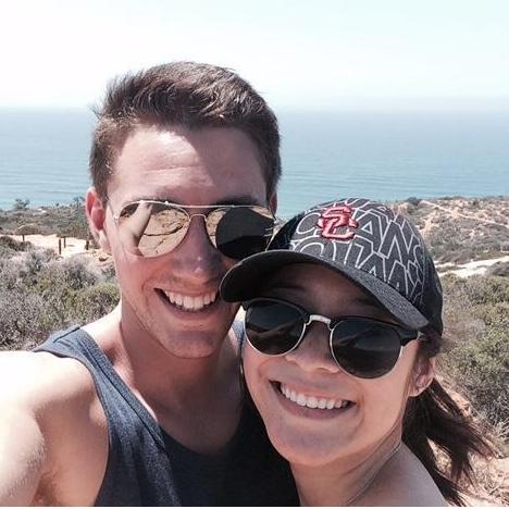First time together in San Diego, Steve's hometown.