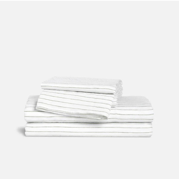 Washed European Linen Core Sheet Set