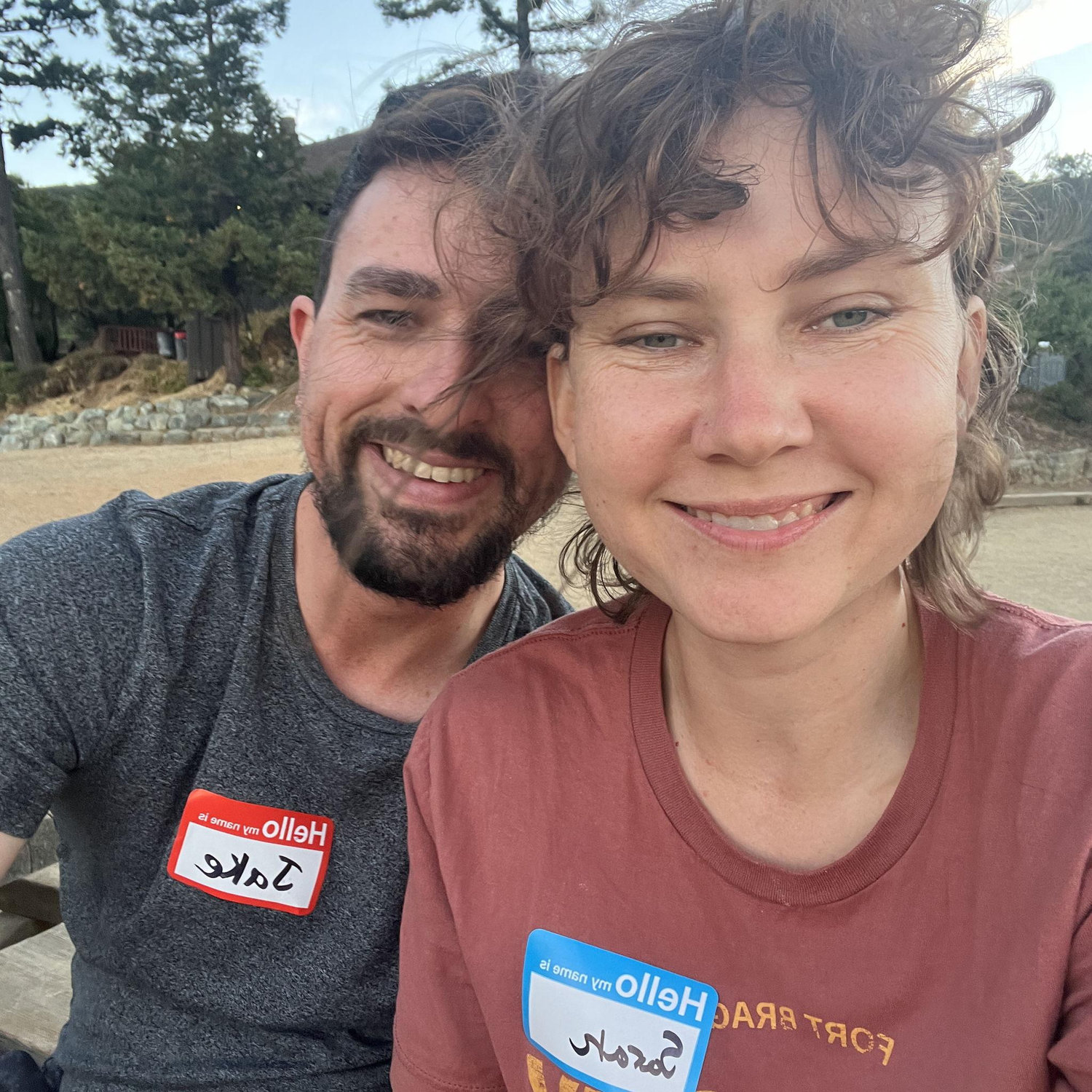 Hiking Mt Tam to volunteer for the Pancake Breakfast