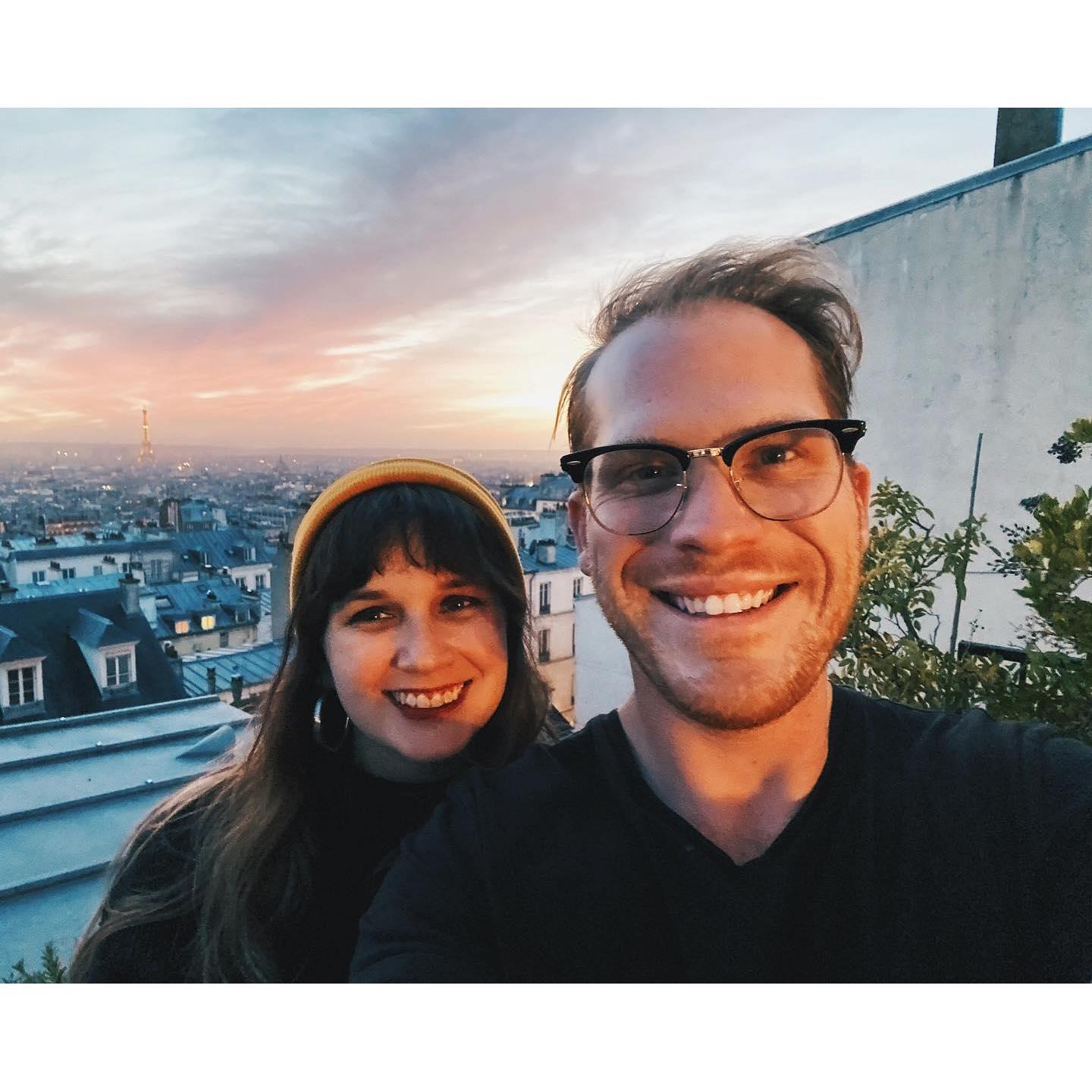 Sunset in Paris