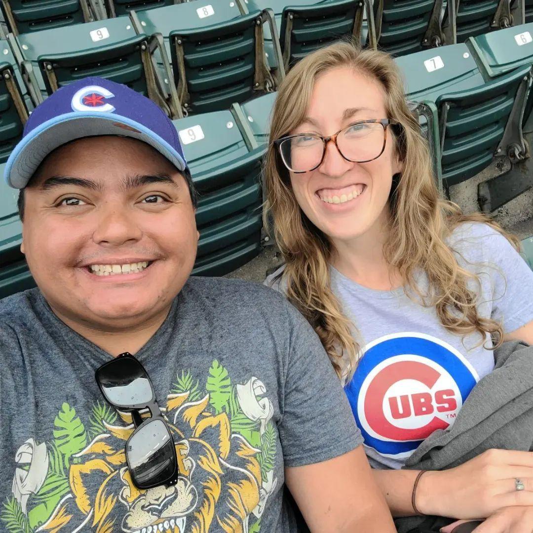First trip to Wrigley Field for both of us. Cubbies won! August 2022
