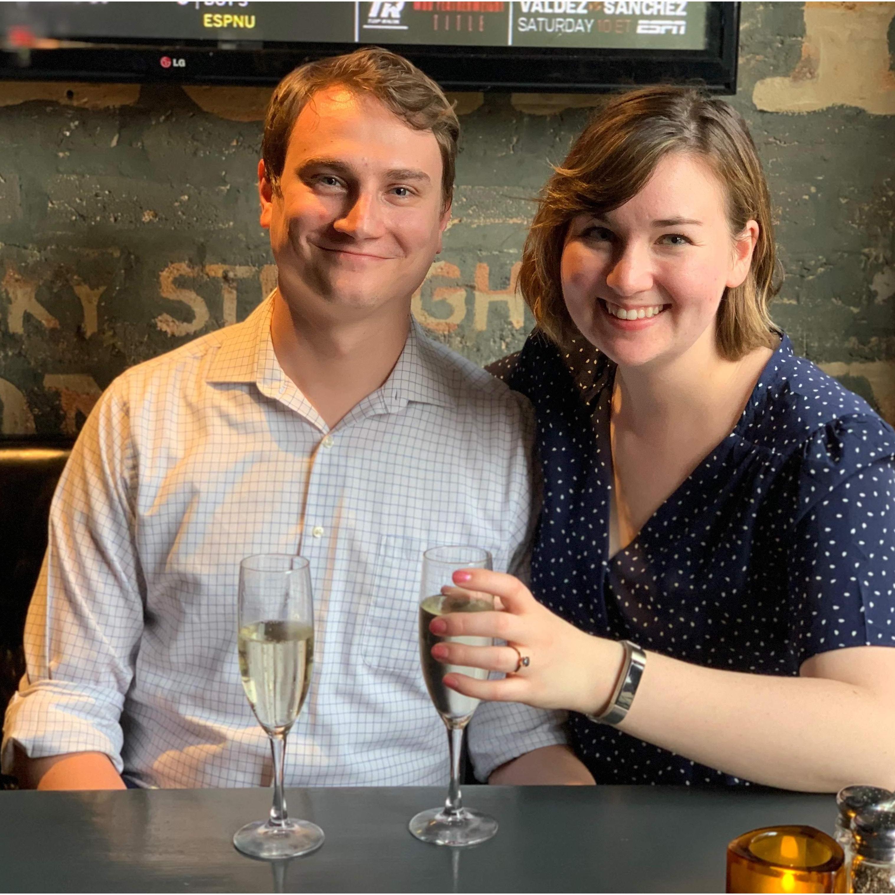 We get engaged! June 3rd, 2019