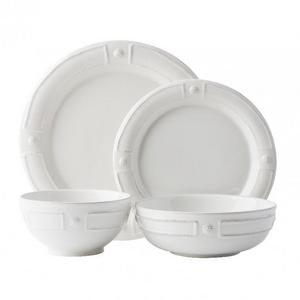 Juliska Berry & Thread French Panel Whitewash 4pc Setting