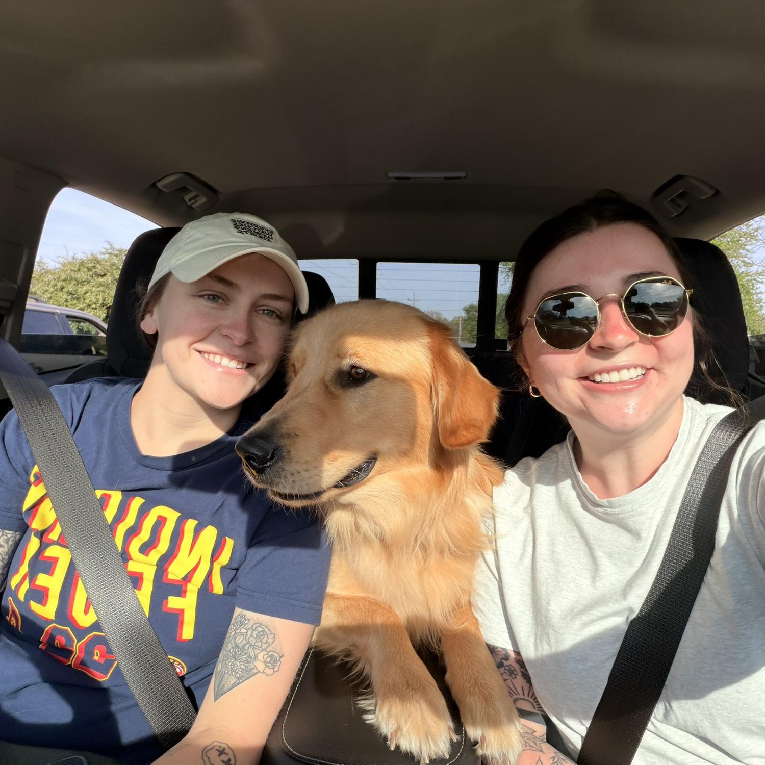 Fam pic in Shy's new truck.