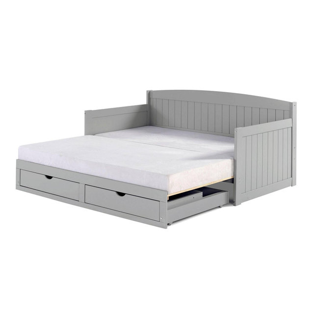 King Harmony Daybed with Conversion Dove Gray - Alaterre Furniture