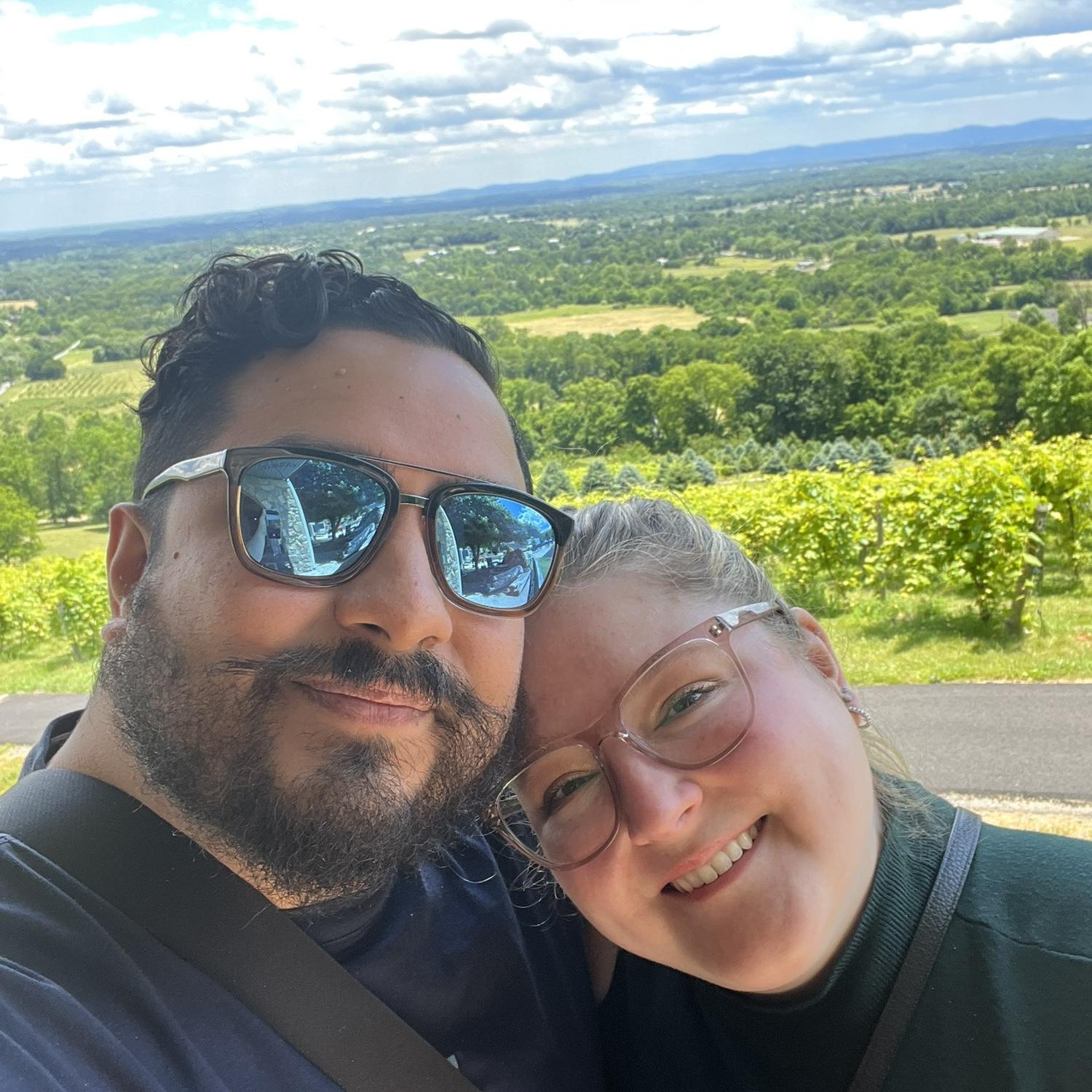 Celebrating Colleen’s 30th birthday in Virginia Wine Country, June 2023