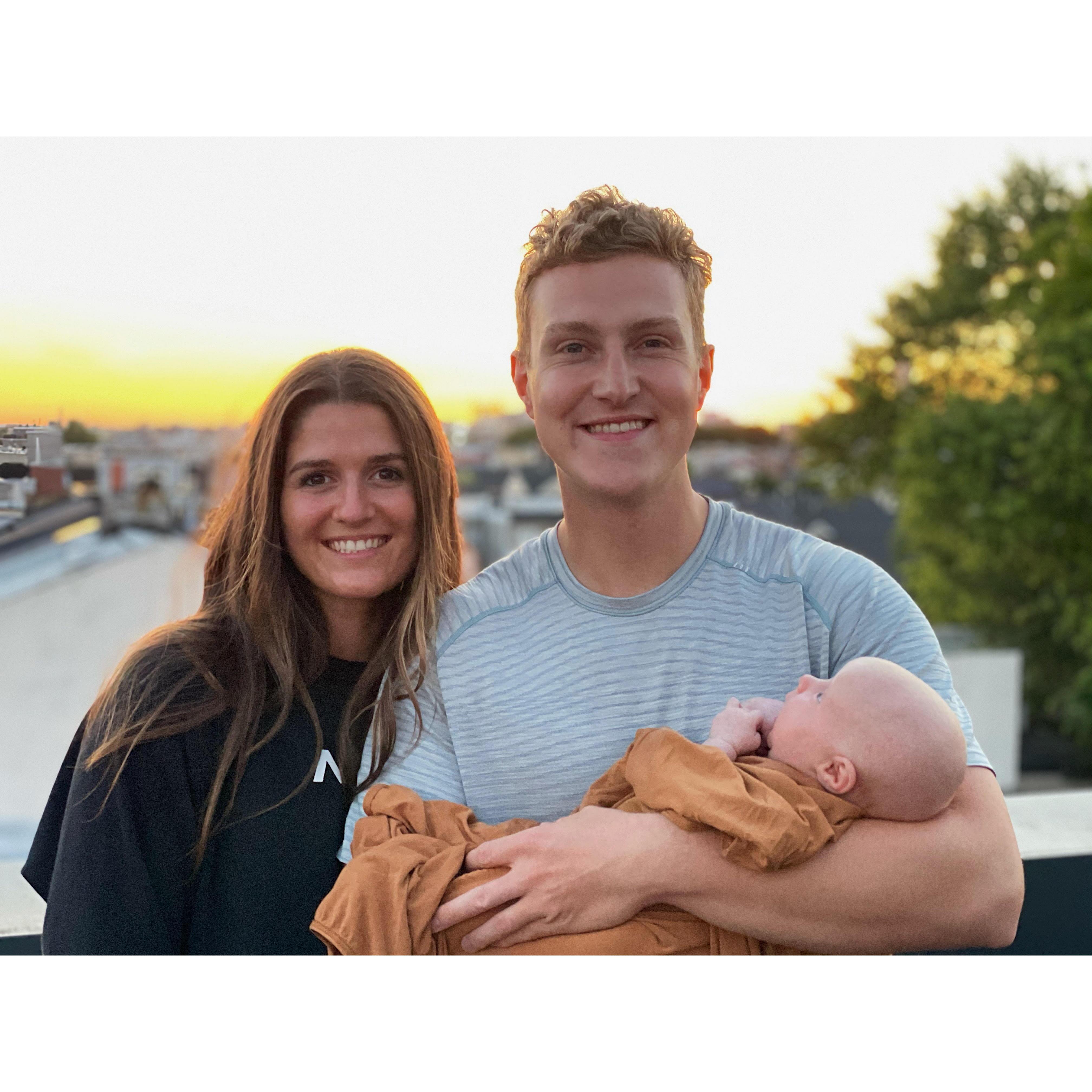 Meeting Ben's niece Claire for the first time in Philadelphia. July 2021