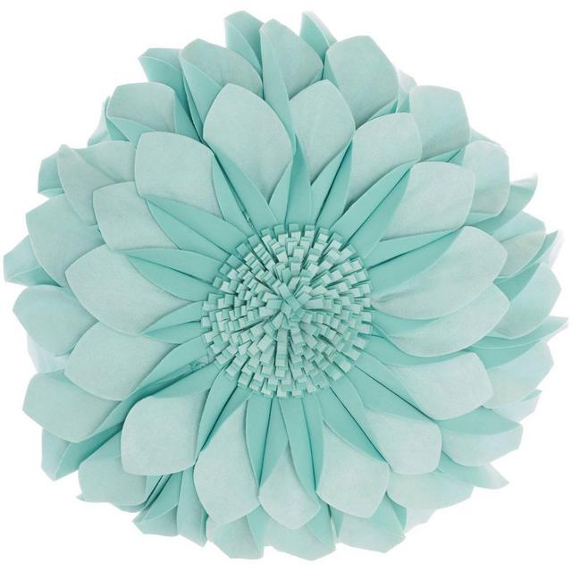 Sofia Flower Square Throw Pillow Sky Blue - Mina Victory