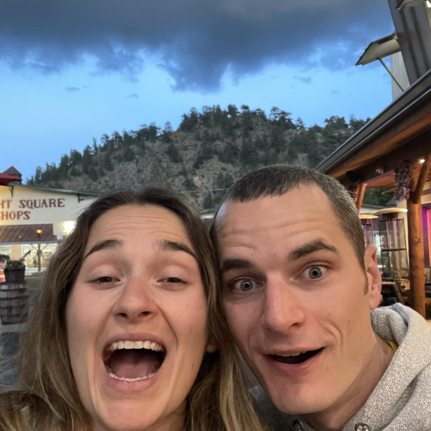 Riding out a storm cell in Estes Park! - July 2023