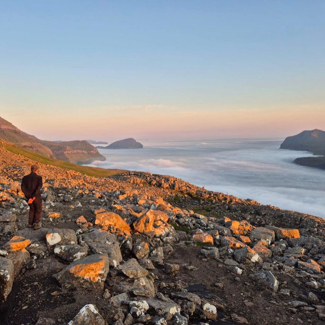 Guided hike in Faroe Islands